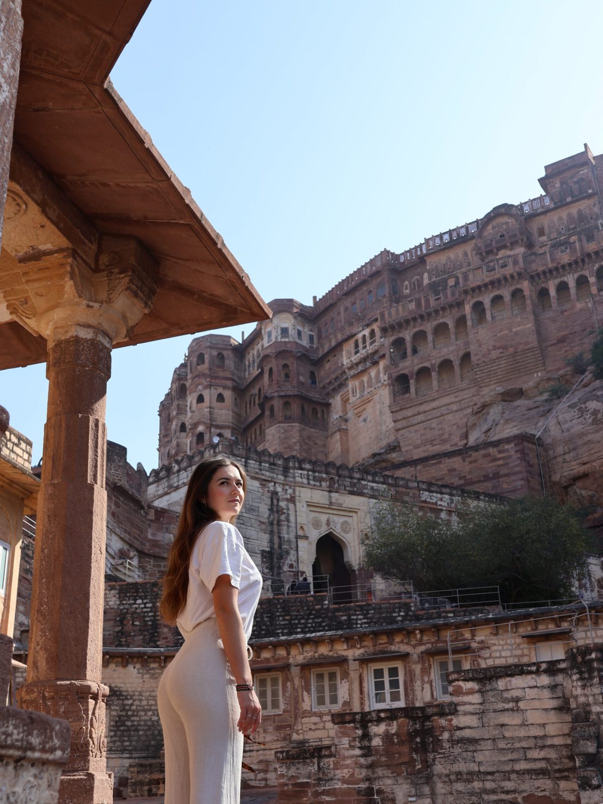 Vue depuis l'entrée du Fort de Meharangarh